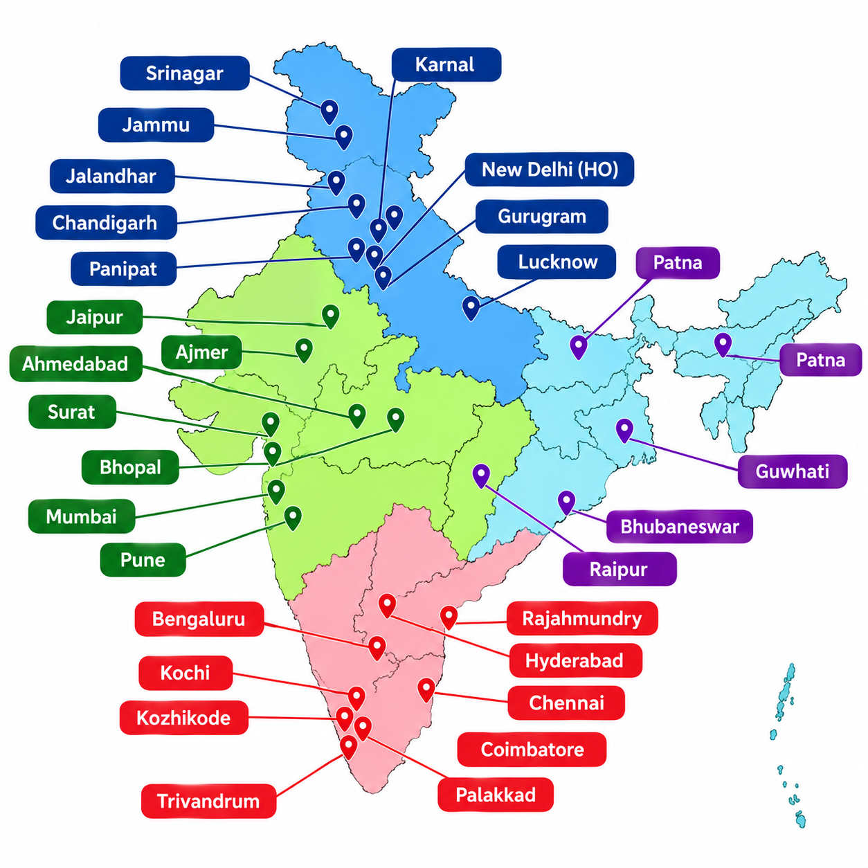 JIPH Pan India Presence